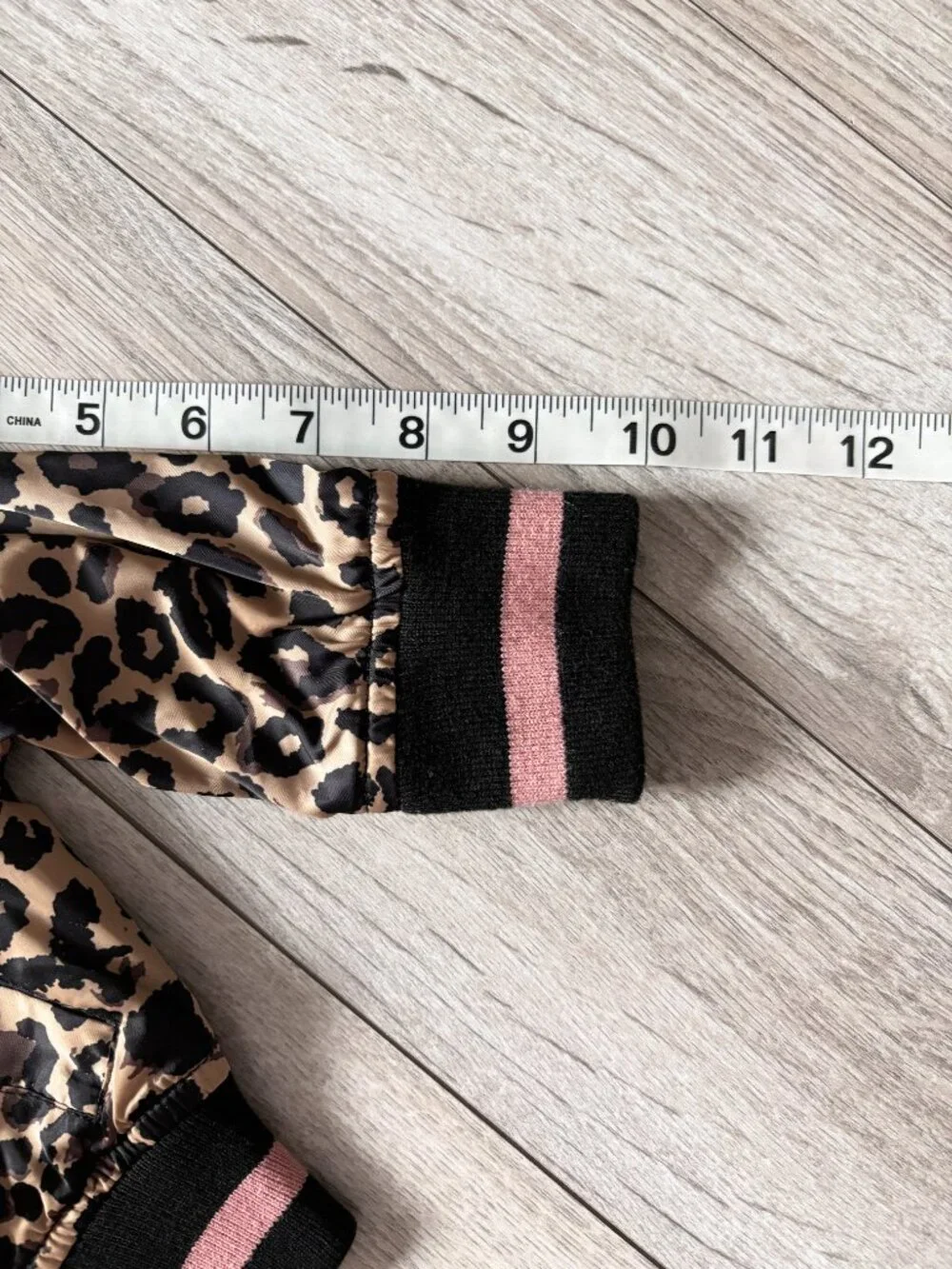 Urban Republic Toddler Girls Leopard Sateen Bomber Jacket Baddie Kid Size 12M